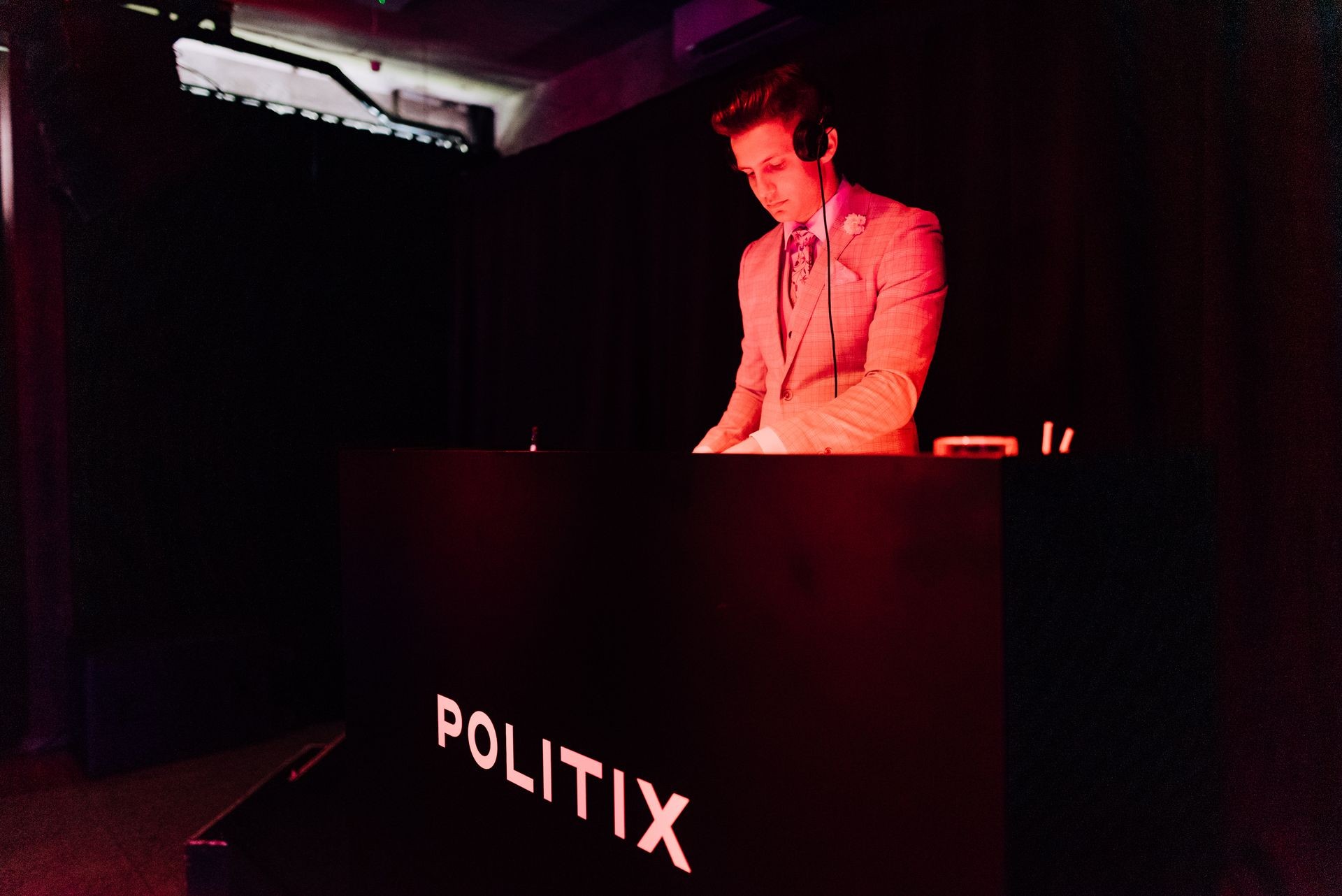 Wedding & Event DJ at fashion event auckland new zealand politix